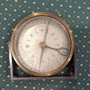 Brass Compass And Clinometer